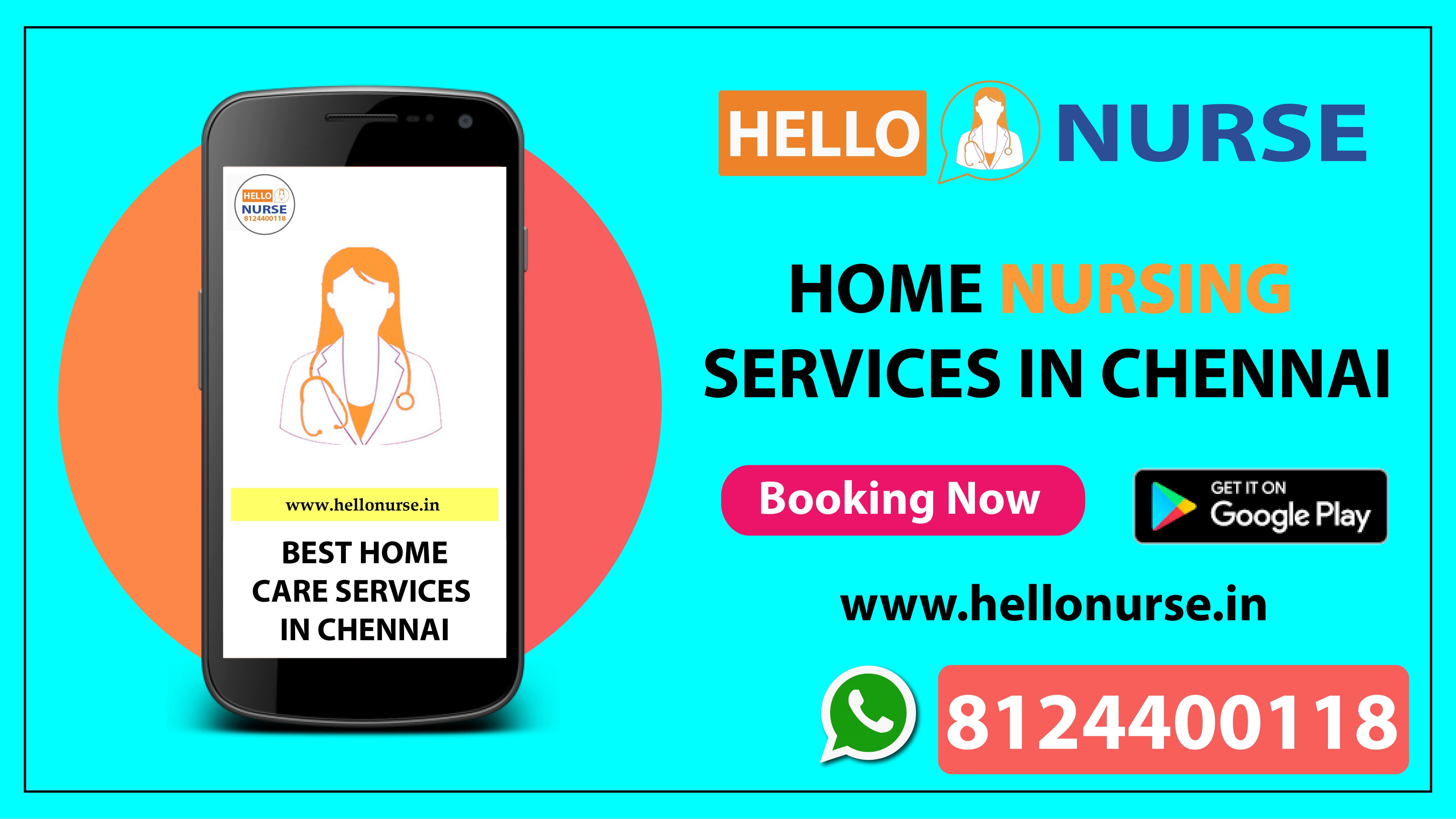 How much does 24 hour nursing care at home cost in in Guindy Chennai?