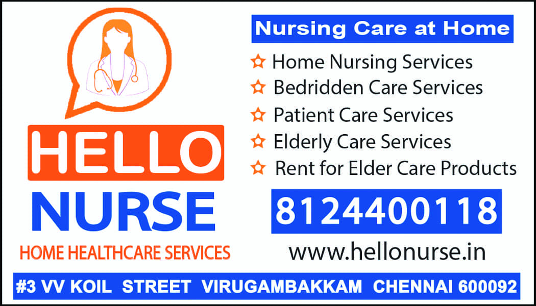 Senior citizen care taker services in Chettipunyam Chennai | 8124400118